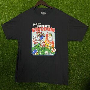 Super Mario Tour, The Mushroom Kingdom Video Game, Graphic T-shirt, size XL